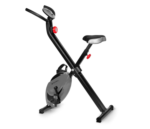 SPOKEY Rower treningowy magnetyczny XFIT+ szary - 1029311 - zdjęcie